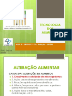 Alterações Alimentares Tec Alimentos