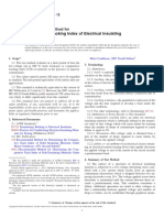 D3638-12 Standard Test Method For Comparative Tracking Index of Electrical Insulating Materials