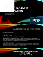 End of Japanese Occupation: By: Ken-Ryu B. Soriano Bs Psychology 1102