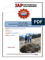 Informe de Tanque Septico PDF