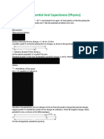 Electrostatic Potential and Capacitance