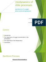 The Importance of Oxygen Concentration and Temperature