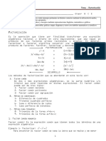 Algebra P3 - Teoria 2 - Factorizacion