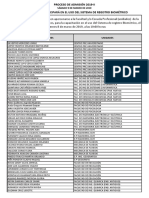 Distribucion Por Estaciones Control Biometrico Sabado