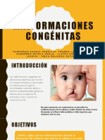 Malformaciones Congénitas A