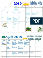 April 2019: Sun Mon Tue Wed Thu Fri Sat