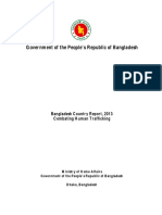 Bangladesh Country Report 2013 On Combating Human Trafficking