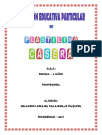 Plastilina Casera