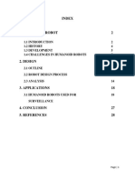 Index: 2 1.2 History 4 1.3 Development 5 1.4 Challenges in Humanoid Robots 5