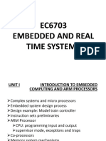 Unit-1 - 6703 Embedded and Real Time Systems