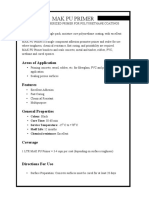 Mak Pu Primer: Areas of Application