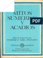 Mitos Sumerios Y Acadios - Federico Lara Peinado PDF