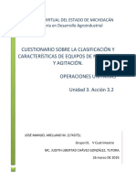 Cuestionario de Conceptos Sobre Operaciones Unitarias.