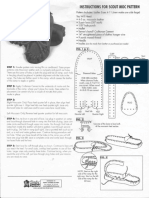 Instructions For Sco T: Ut Moc Pa Tern