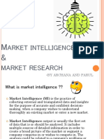 Market Research & Intelligence