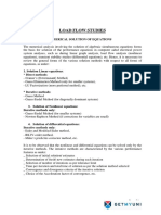 Electrical Engineering Engineering Computer Techniques in Power System Analysis Load Flow Studies Notes