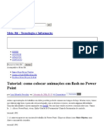 Tutorial - Como Colocar Animações em Flash No Power Point Meio Bit