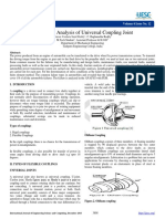 .Design and Analysis of Universal Coupling Joint