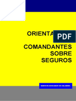 Orientações Aos Comandantes Sobre Seguros