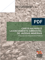 Cartilha Licenciamento Jazidas Mineral