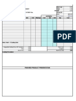 Food Cost Sheet