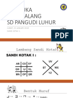 Pramuka Penggalang Sandi Kotak