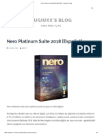 Nero Platinum Suite 2018 (Español) - Hugiuxx's Blog