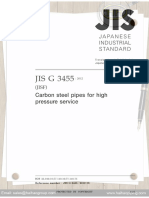 JIS-G3455 - Carbon Steel Pipes For High Pressure Service