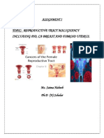 Reproductive Tract Malignancies