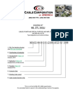 MIL M3432 Cable Specifications