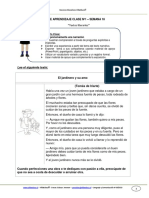 Guia de Aprendizaje Lenguaje 4basico Semana 18