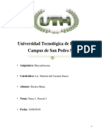 Daslyn Mejia Mercadotecnia Tarea 1 Parcial 1 UTH 2019