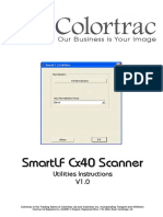 Colortrac Cx40 Utilities Service Manual PDF