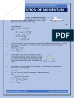 Conservation of Momentum (Practice Questions)