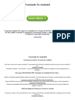 Venciendo Tu Ansiedad PDF