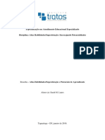 Resenha VIII - Altas Habilidades, Superdotação e Potenciais de Aprendizado