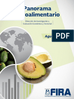 Panorama Agroalimentario Aguacate 2017