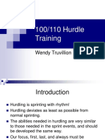 100/110 Hurdle Training: Wendy Truvillion