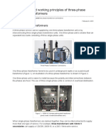 Connections and Working Principles of Three-Phase Distribution Transformers - EEP