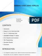 Design of Hamming Code Using Verilog