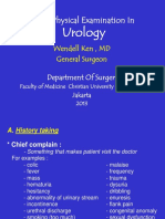 Basic Physical Examination In: Urology