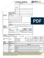 Malaysia Company Profile (Sample) : Type of No of