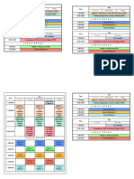 1st Sem Schedule