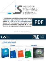 1 CIS Inducción - 1 Sesión