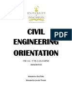 Civil Engineering Orientation