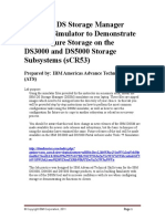 Using The DS Storage Manager (DSSM) Simulator To Demonstrate or Configure Storage On The DS3000 and DS5000 Storage Subsystems (sCR53)