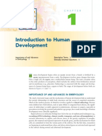 Introduction To Human Development: Importance of and Advances in Embryology