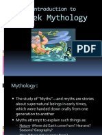 Greek Mythology: Introduction To