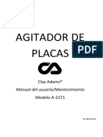 Agitador de Placas - Clay Adams - A-2271 (Hechizo)