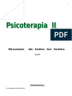 Resumen Textos Psicoterapia II